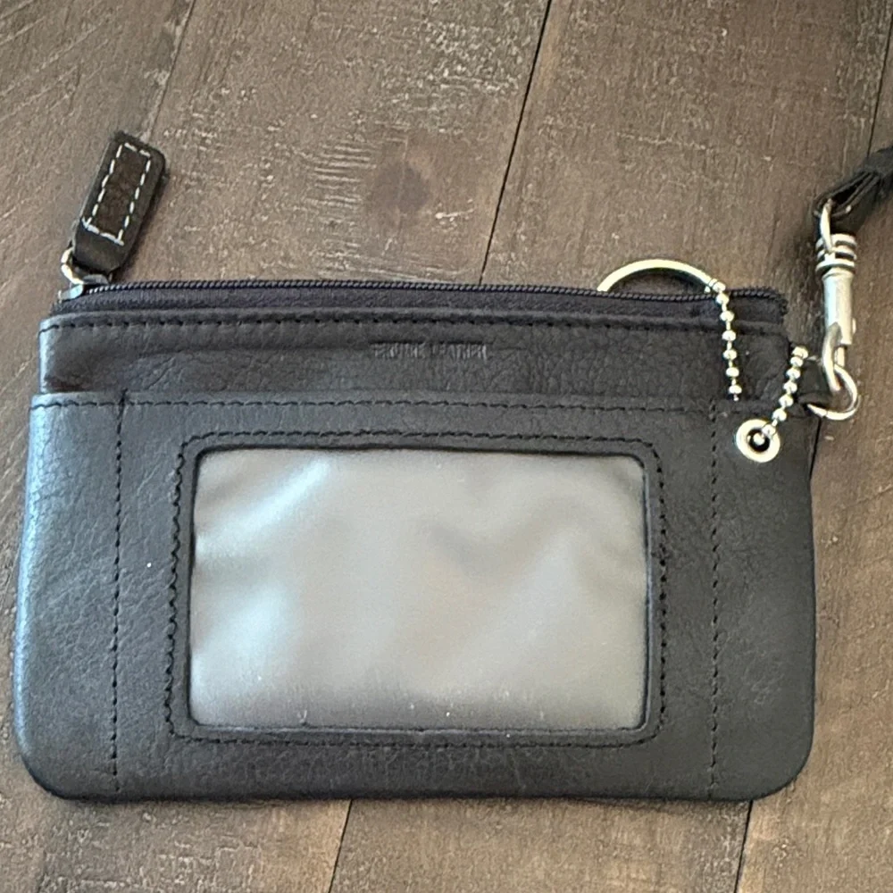 Rolfs Black Wristlet with M Monogram